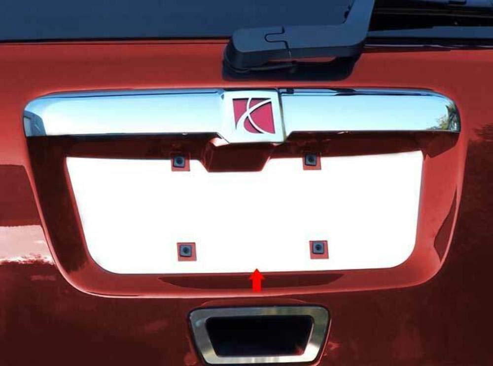 Stainless Steel License Plate Bezel for GMC Acadia 2007-2011 - 1 Piece Durable Chrome Frame (LP47425) - Perfect for Front & Rear Plate Protection & Customization