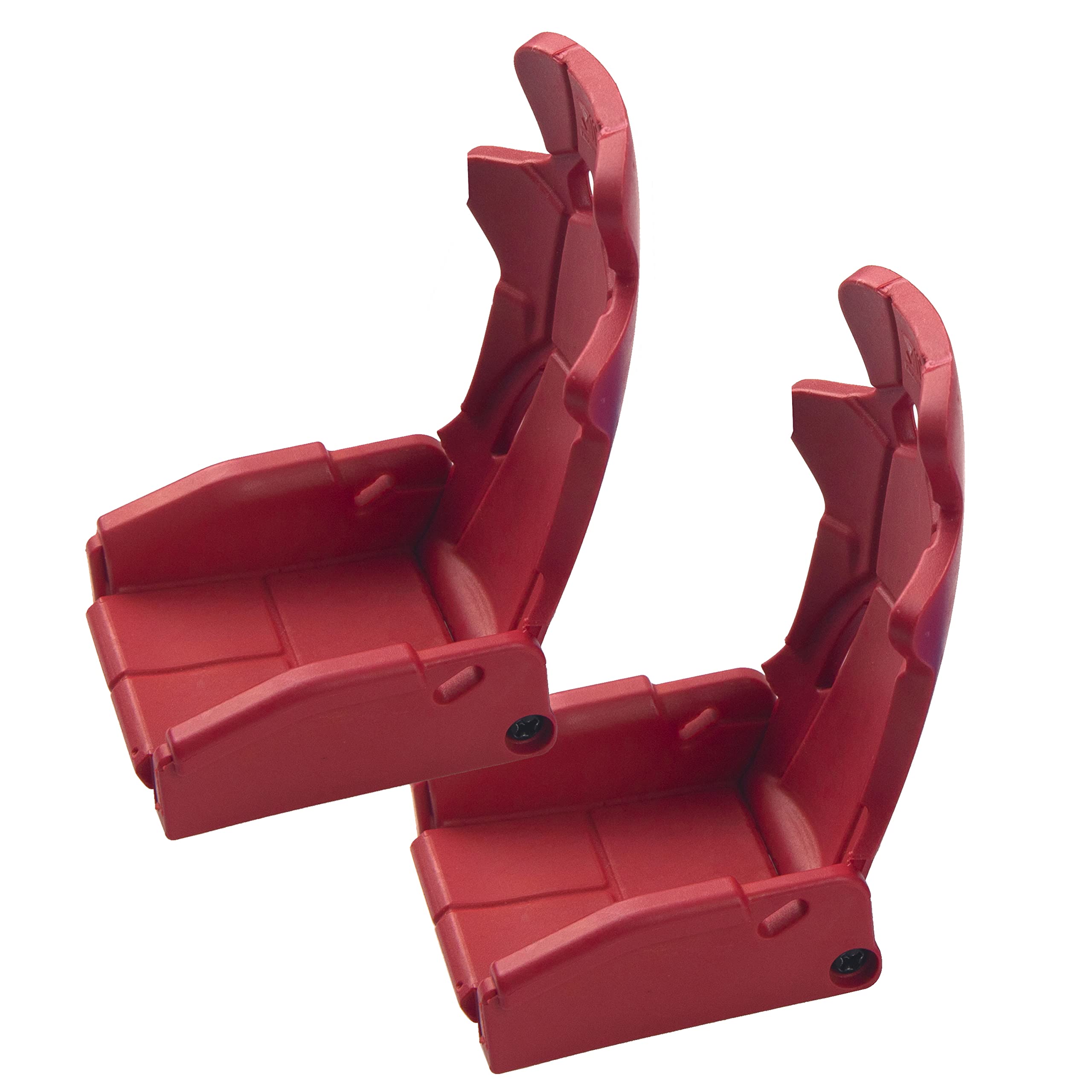 2Pcs Vgoohobby Plastic RC Toy Car Seat Simulation Accessories - Compatible with Traxxas TRX-4, Axial SCX10 90046, Tamiya CC01 1/10 Scale RC Crawler (Red) - Perfect for DIY RC Car Interior Upgrades and Realistic Crawler Scenes