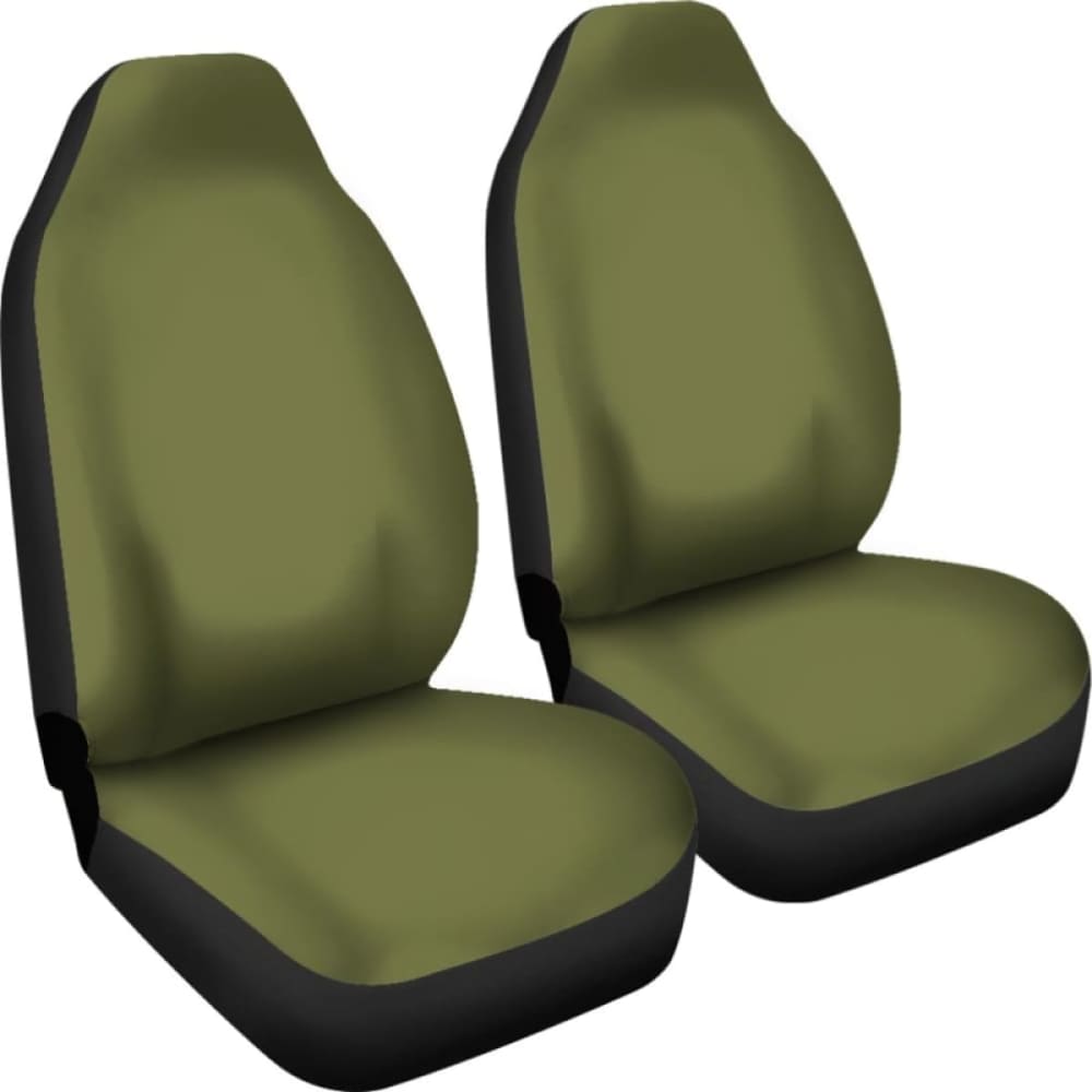 Army Green Car Seat Covers - Waterproof Seat Protectors for Cars, Trucks & SUVs | Durable & Comfortable Seat Protection for Daily Commute, Road Trips & Outdoor Adventures