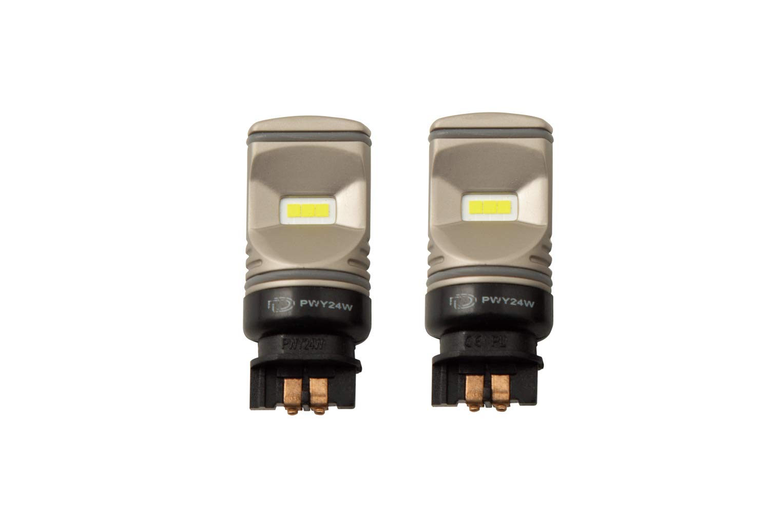 Diode Dynamics HP60 Cool White LED Fog Light Bulbs - 6000K Brightness, PWY24W Replacement, Durable & Energy Efficient (Pair) - Perfect for Off-Roading, Night Driving & Enhanced Visibility
