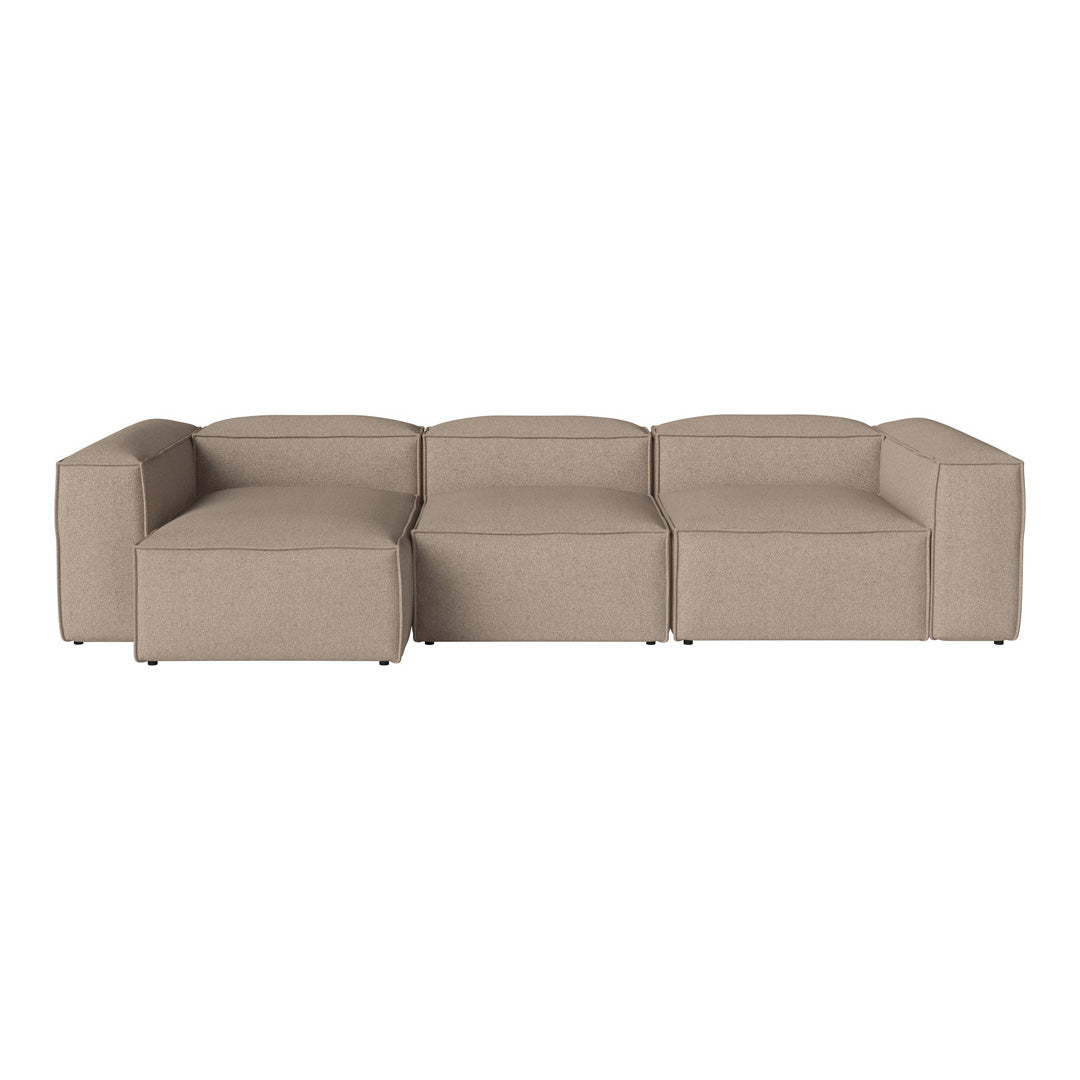 Cosima 3-Seater Sofa with Chaise Lounge - Modern L-Shaped Sectional Couch for Living Room, Apartment & Small Spaces - Soft Fabric Upholstery & Sturdy Frame - Perfect for Relaxing, Entertaining & Family Movie Nights