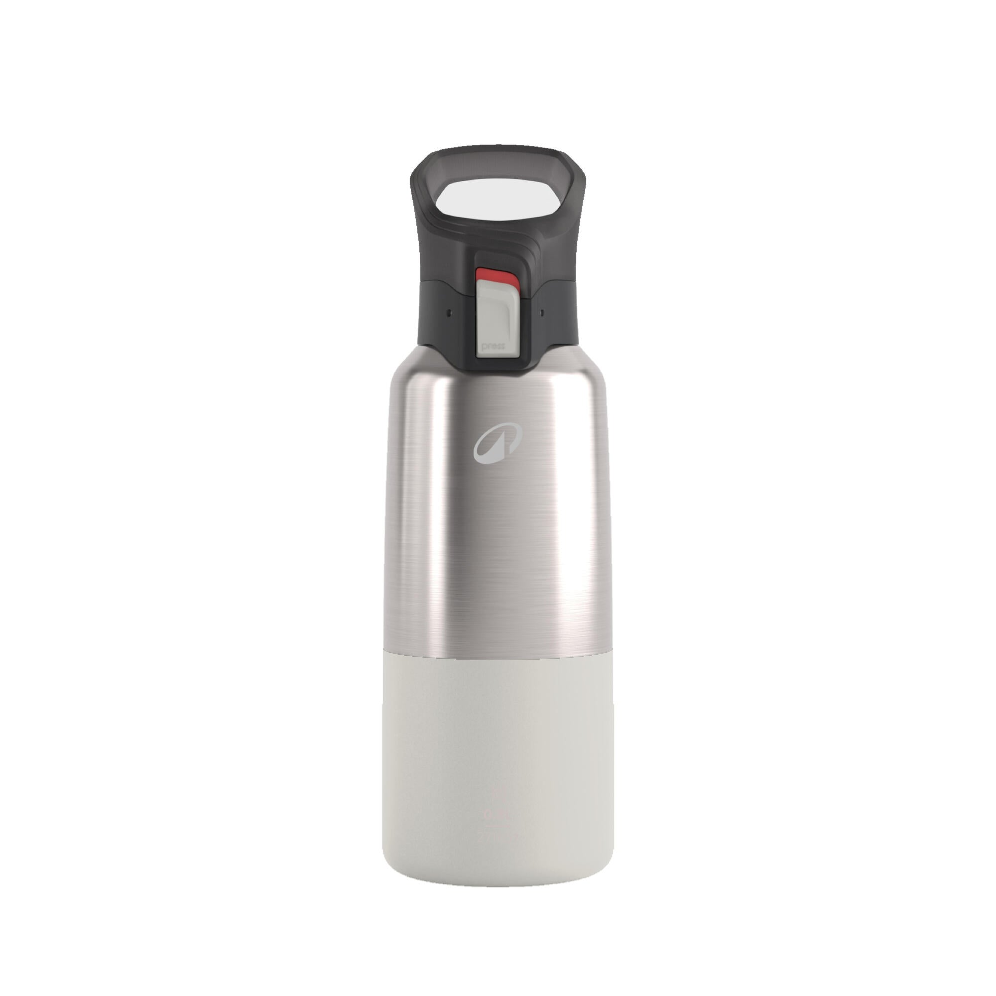 Quechua MH900 Double Wall Insulated 500ml Stainless Steel Water Bottle - Leakproof & BPA Free - Perfect for Hiking, Camping & Outdoor Adventures