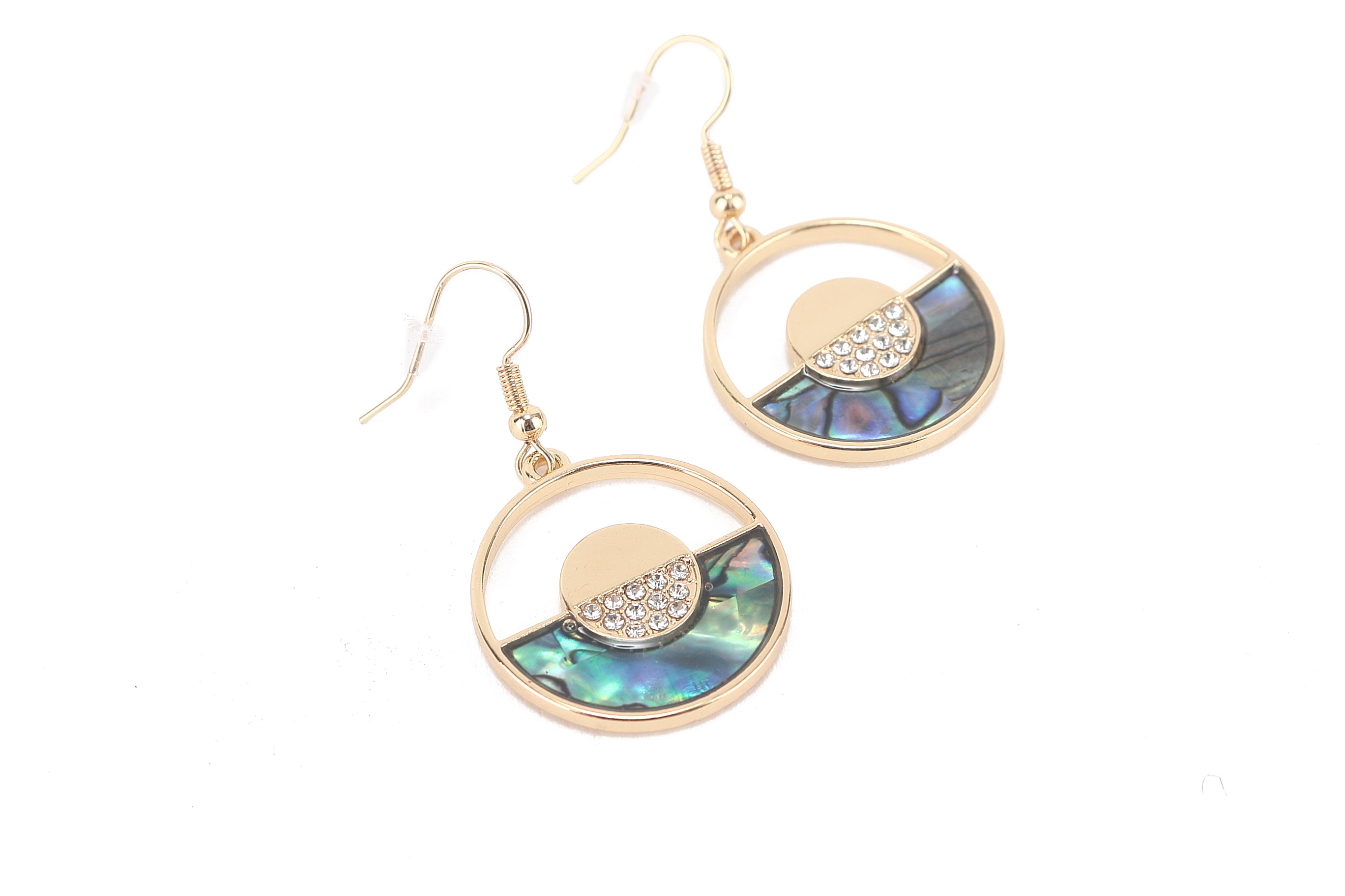 Makamae Ocean Gold Earrings for Women - Handmade Hawaiian Jewelry - Perfect for Beach Vacations & Summer Outfits