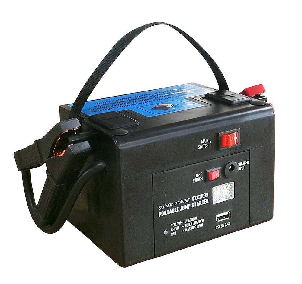 12V 1200Amp Portable Car Jump Starter - Emergency Battery Booster Pack for Dead Car Battery - Perfect for Roadside Emergencies, Winter Starts & Outdoor Adventures