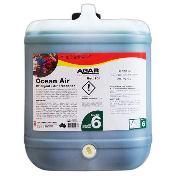 Eco-Friendly Agar Ocean Air Detergent & Air Freshener - Natural Laundry Detergent & Room Spray for Fresh Home, Car, and Office Use