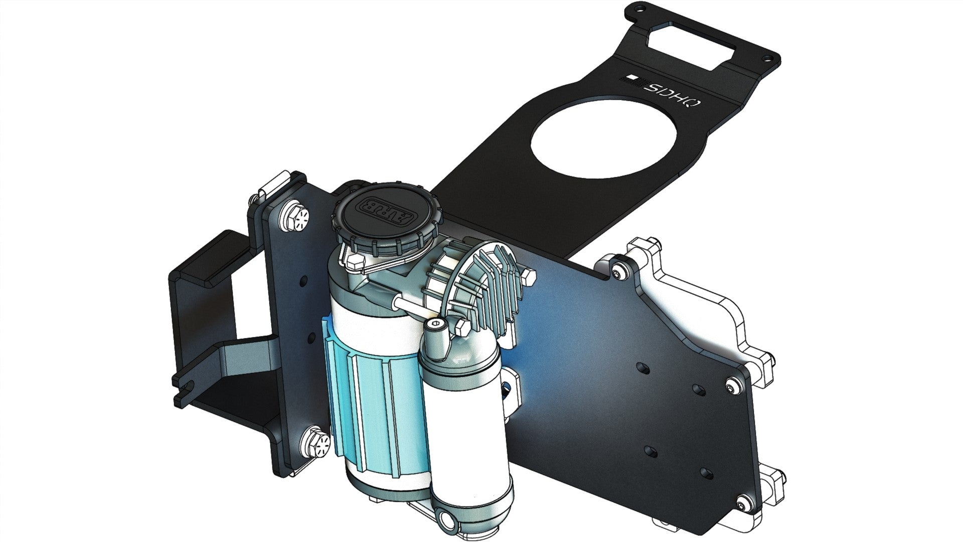 2021-2025 Ford Bronco SDHQ Built ARB Air Compressor Mount Kit - Off-Road Adventure & Tire Inflation Accessory for 4x4 Enthusiasts