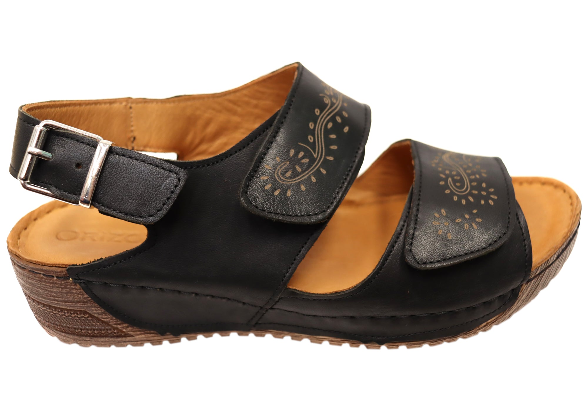 Orizonte Myorka Women's Comfortable Leather Sandals - European Style Summer Walking Shoes for Beach, Vacation & Casual Outings