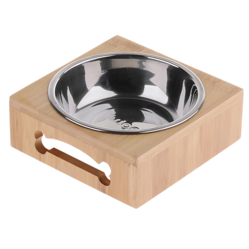 SECRET DESIRE Removable Stainless Steel Pet Food & Water Bowl for Cats and Dogs - Perfect for Travel, Camping & Home Feeding
