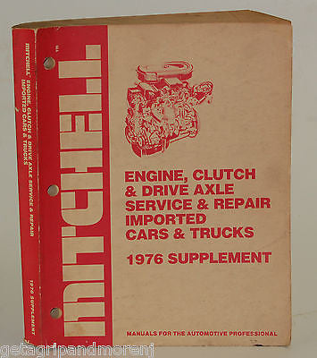 1976 Mitchell Manual Engine Clutch Supplement - Comprehensive Repair Guide for Classic Car Restoration & DIY Mechanics | Perfect for Vintage Vehicle Maintenance & Transmission Repair