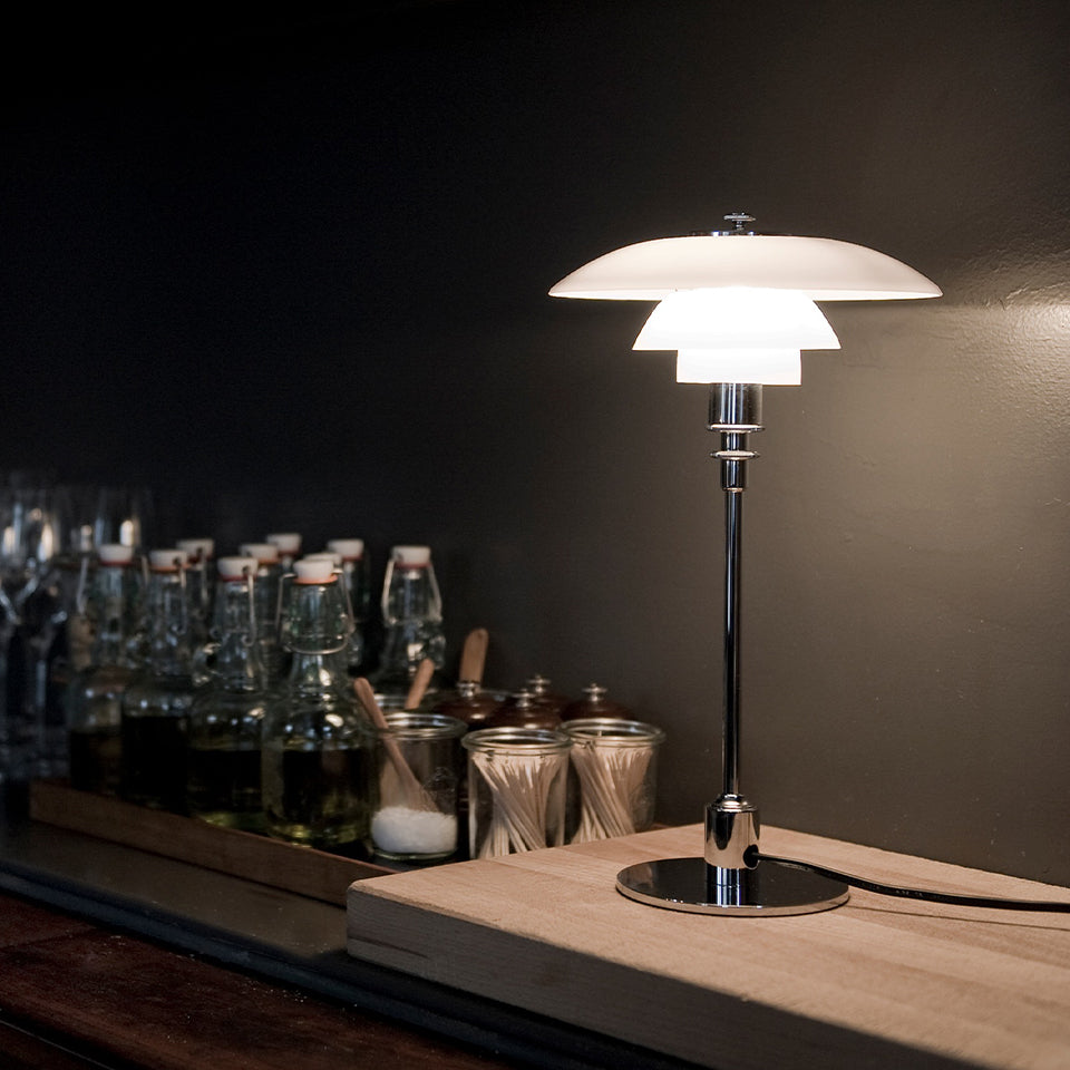 PH 2/1 Table Lamp - Modern Scandinavian Design Desk Lamp for Home Office, Bedroom & Living Room - Perfect for Reading, Working & Creating Cozy Atmosphere