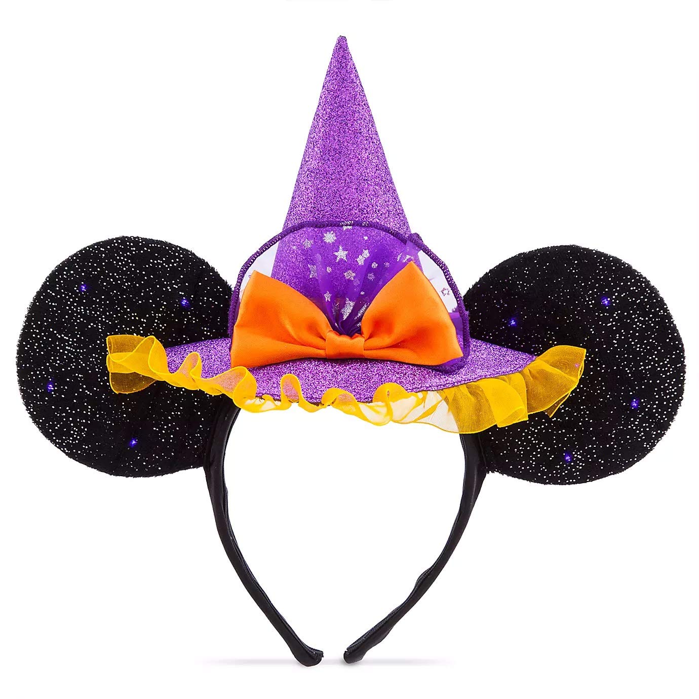 Minnie Mouse Witch Ear Headband for Adults - Halloween Costume Accessory for Women, Disney Party Favors, Cosplay & Dress-Up Fun