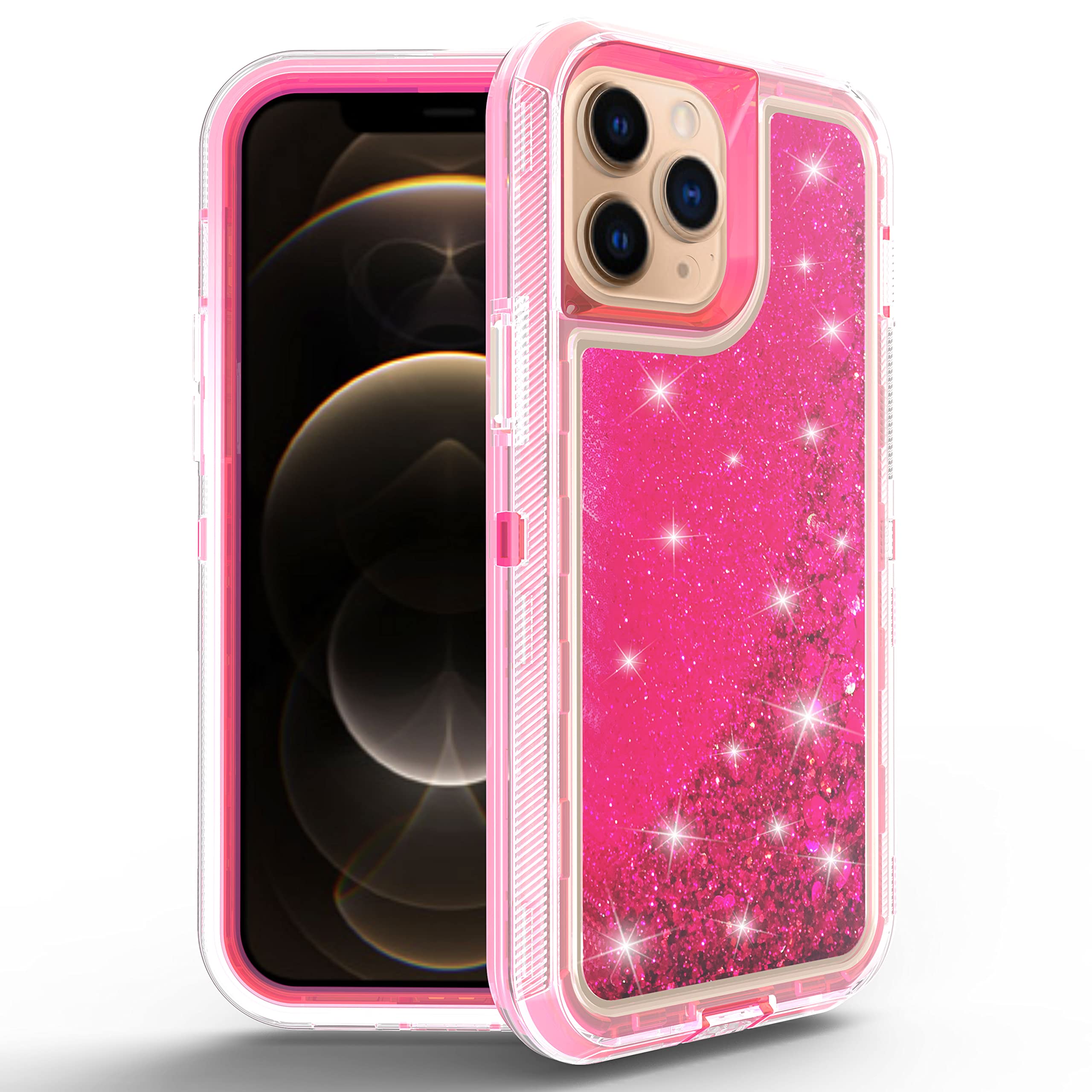 Premium Hybrid Quicksand Glitter Case for iPhone 13 Pro (6.1