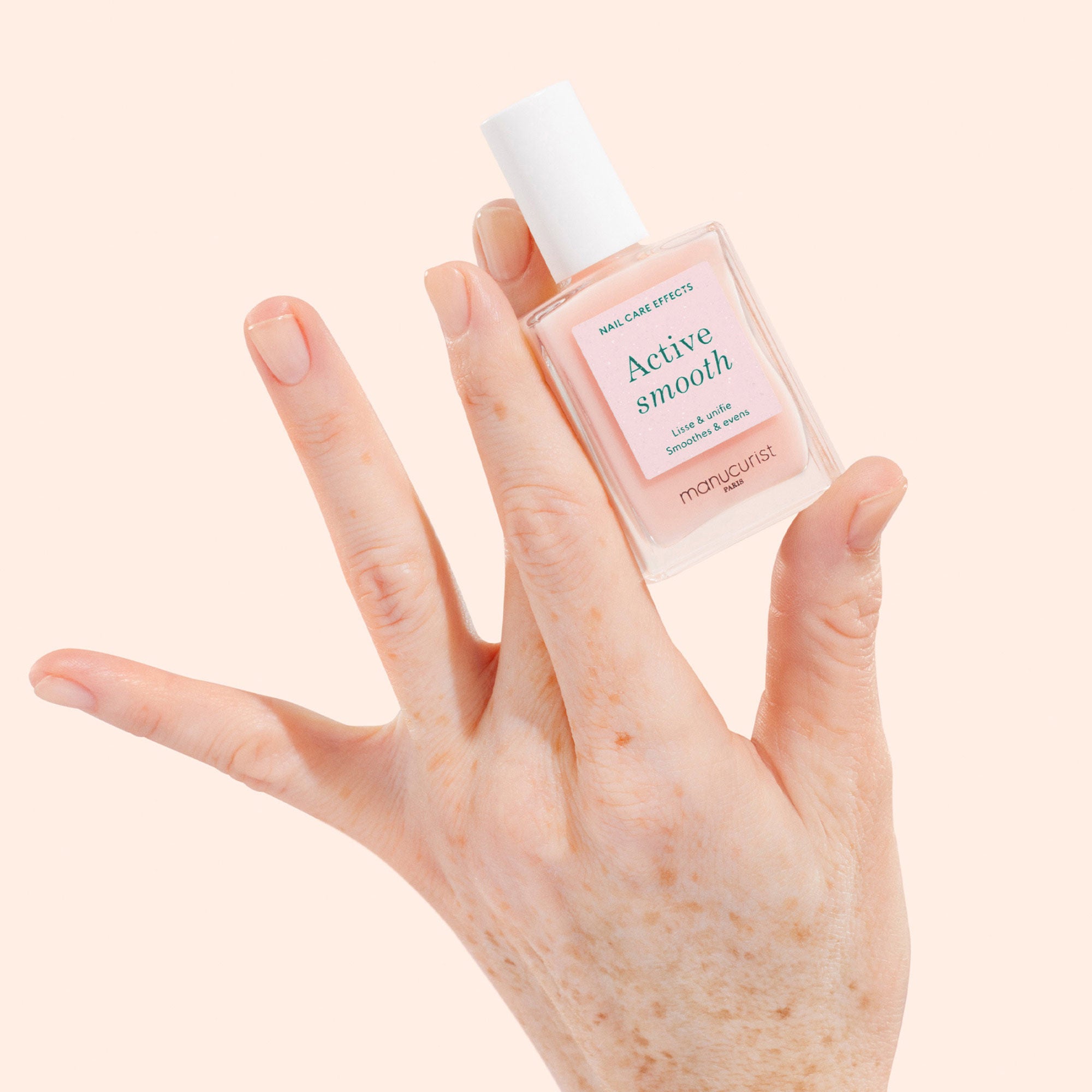 Manucurist Active Smooth 1 - Vegan Nail Polish for Strong & Healthy Nails | At-Home Manicure & Professional Salon Use
