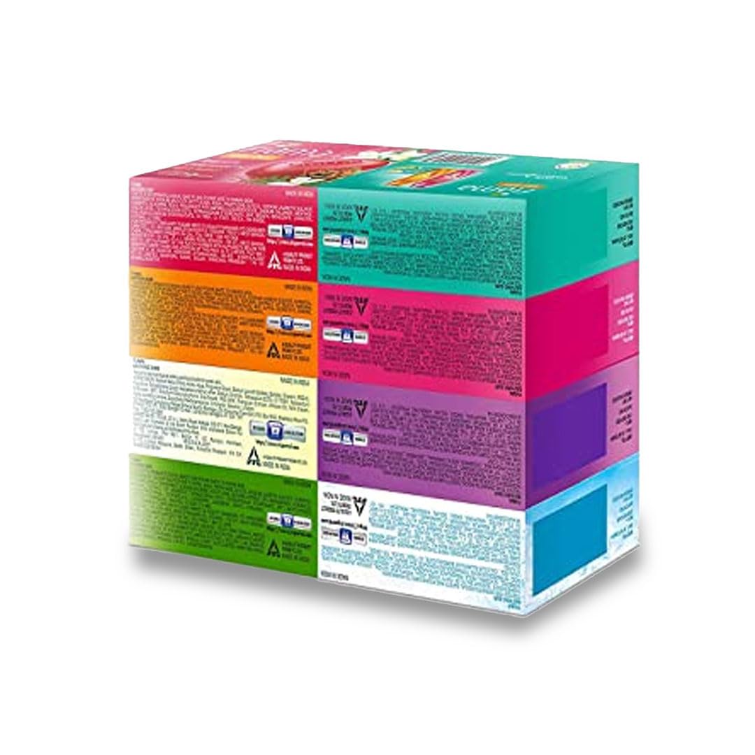 Fiama Gel Bathing Bar Mega Celebration Pack - 8 Unique Moisturizing Gel Soap Bars with Skin Conditioners for Soft & Hydrated Skin, 125g Each (Pack of 8) | Perfect for Daily Shower, Spa Day, Gifts & Travel