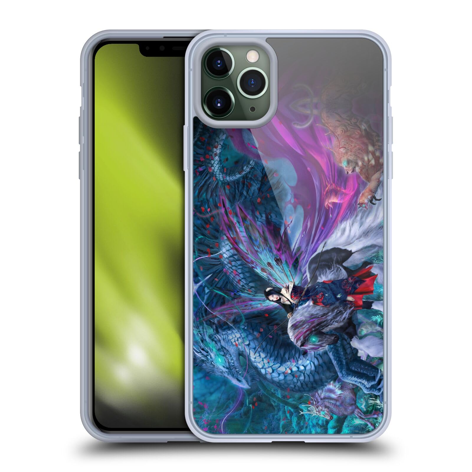 Officially Licensed Ruth Thompson Ride of The Yokai Dragons Soft Gel Phone Case for Apple iPhone 11 Pro Max - Protective Cover with Unique Artwork for Anime Fans & Pop Culture Enthusiasts