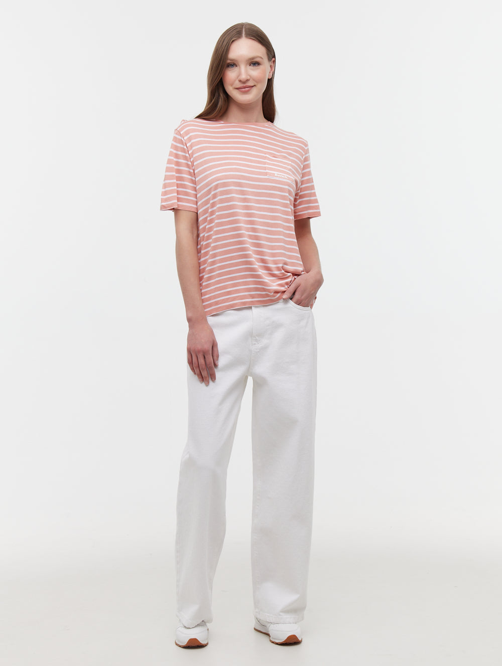 Nouria Striped Pocket T-Shirt for Men - Casual Comfort Fit Cotton Tee - Perfect for Everyday Wear, Outings & Relaxation