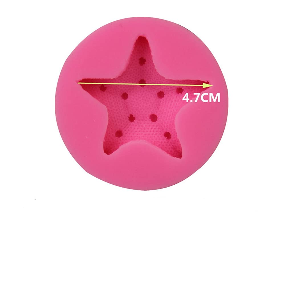 Premium Silicone Starfish Mold for DIY Soap, Chocolate, Fondant - Baking & Cake Decorating Tools - Perfect for Beach-Themed Parties, Wedding Favors, and Holiday Crafts