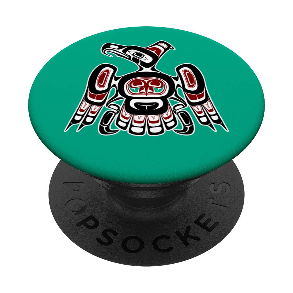 Authentic Native American Red & Black Kaigani Thunderbird Handmade Art - Perfect for Home Decor, Gifts & Cultural Displays