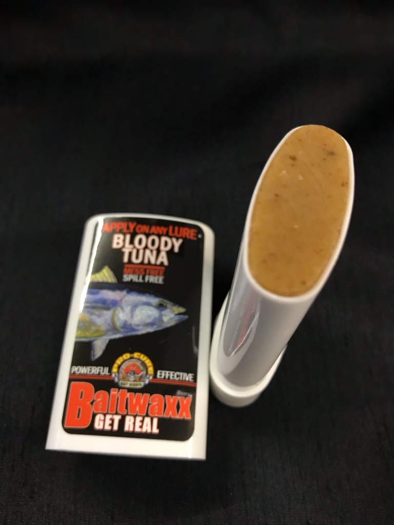 Pro-Cure Bloody Tuna Bait Wax - 0.55 oz Freshwater & Saltwater Fishing Lure - Ideal for Salmon, Trout, and Steelhead Fishing