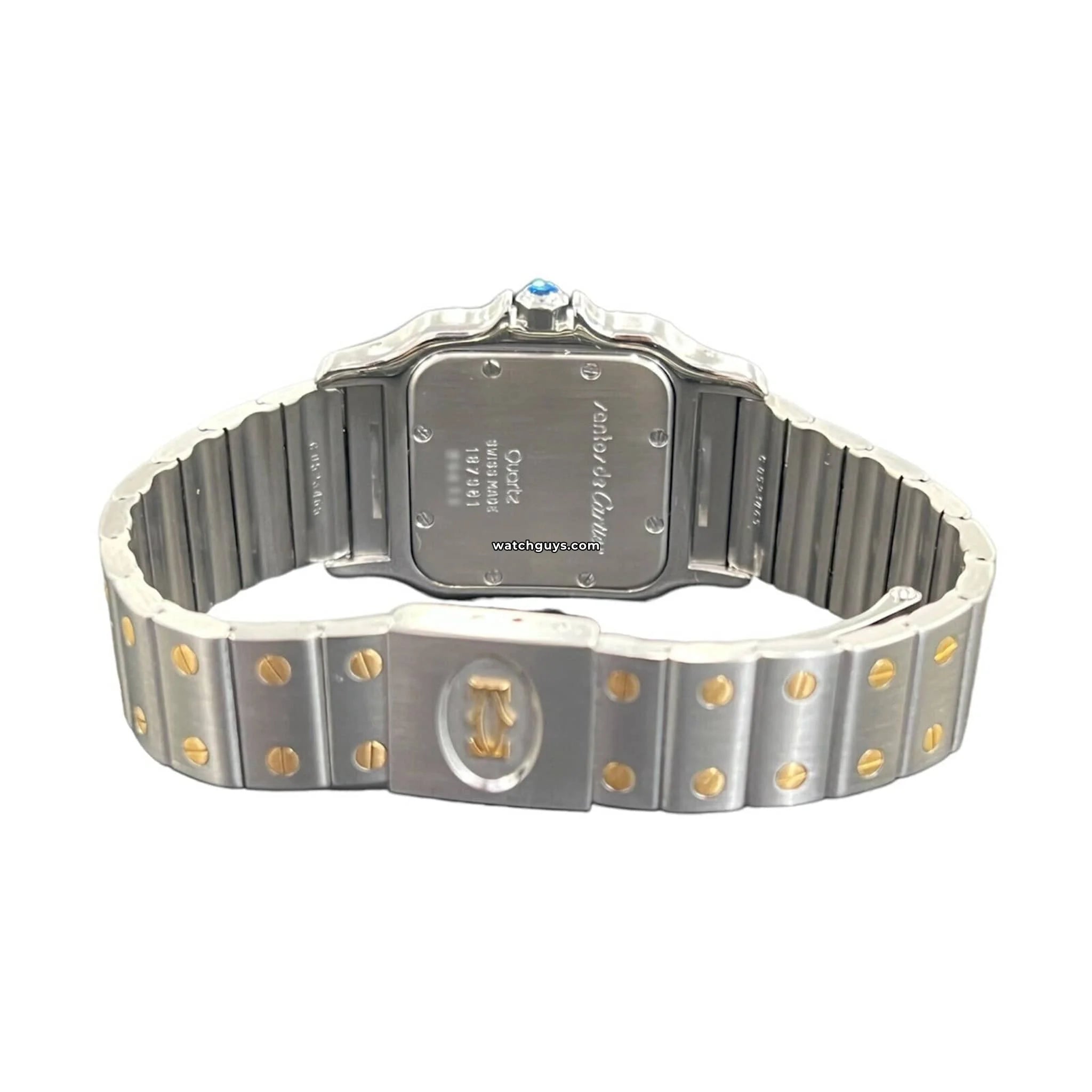 Cartier Santos Galbee 187901 Men's Watch - Stainless Steel & 18K Yellow Gold Luxury Timepiece | Perfect for Business Meetings, Formal Events & Gift Giving
