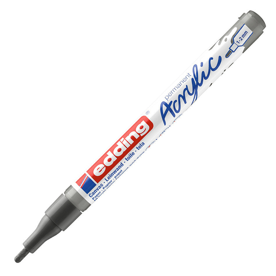 edding 5300 Acrylic Paint Marker - Fine Tip 1.5mm - Permanent Waterproof Markers for Rock Painting, Glass, Ceramics, Wood & DIY Crafts - Vibrant Colors for Artists & Hobbyists