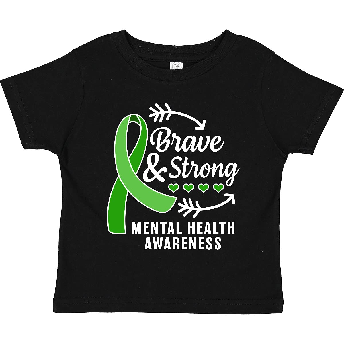 Brave & Strong Mental Health Awareness Toddler T-Shirt for Kids