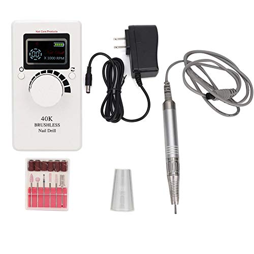 40000 RPM Electric Nail File Machine - Portable LCD Nail Sander & Grinder for Professional Manicure Pedicure | Salon & Home Use | Perfect for Nail Art, Acrylics & Gel Polish Application
