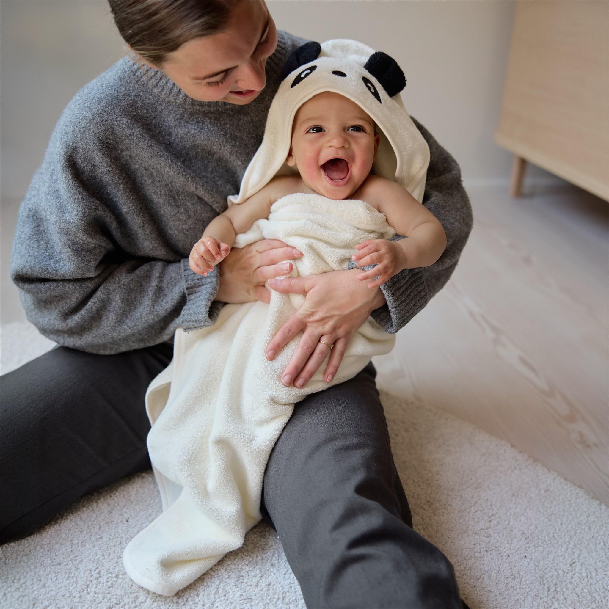 Organic Cotton Baby Hooded Towel - 32