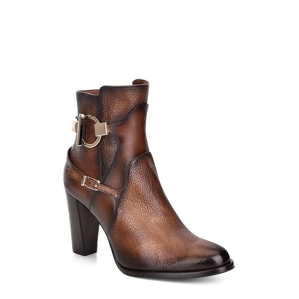 Paris Texas Women's Cuadra Brown Deer Leather Ankle Boots - Stylish & Comfortable for Casual Outings, Office Wear & Date Nights