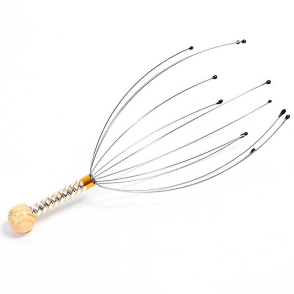 Octopus Head Massager for Scalp & Neck Pain Relief - Relaxing Stress Relief & Tension Relief - Perfect for Home, Office & Travel Use