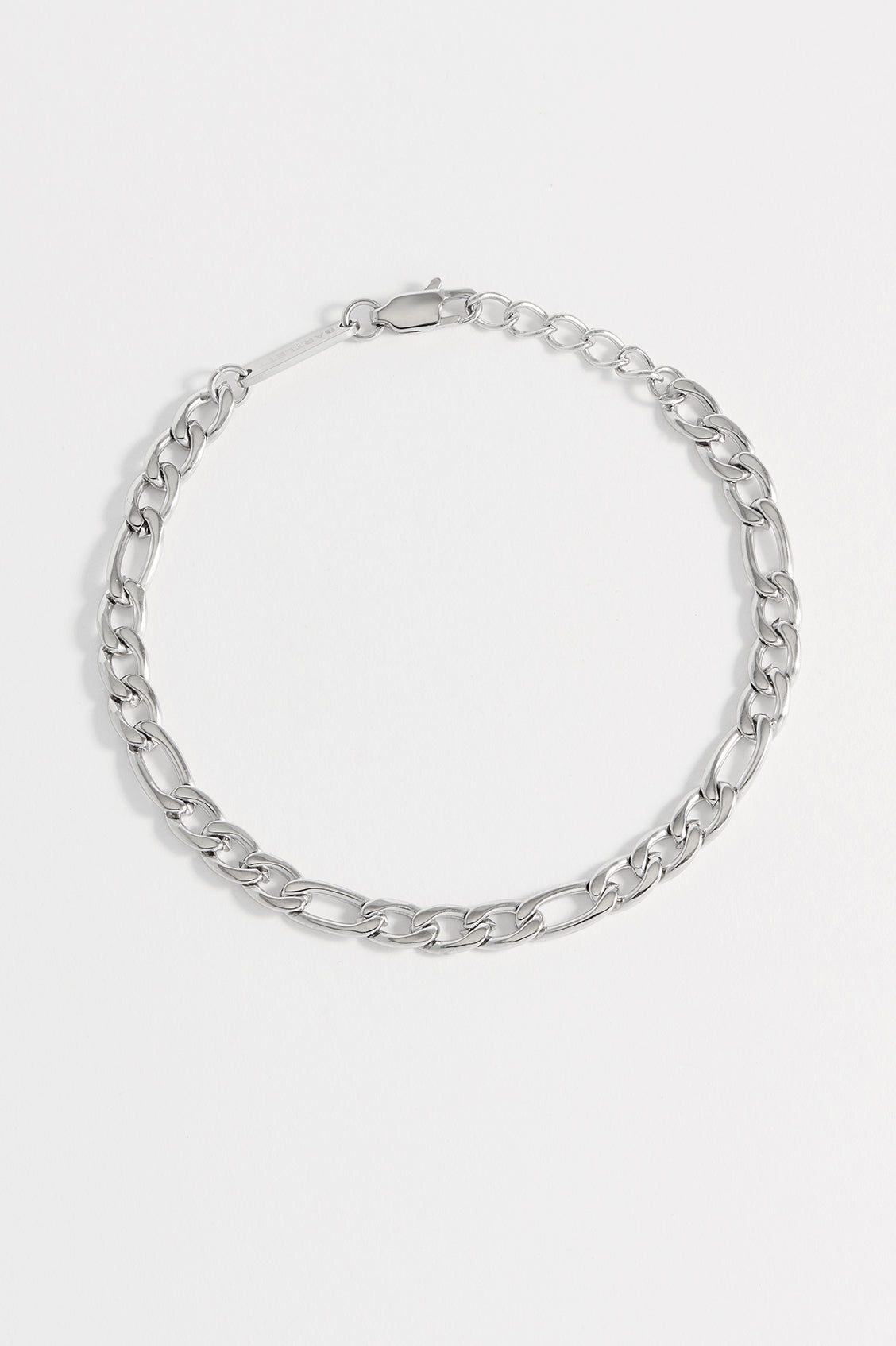 Stylish Men's Figaro Chain Bracelet - 14K Gold Plated Stainless Steel Link Bracelet for Casual & Formal Wear - Perfect Gift for Men, Dad, Husband - Ideal for Parties, Dates, and Everyday Fashion