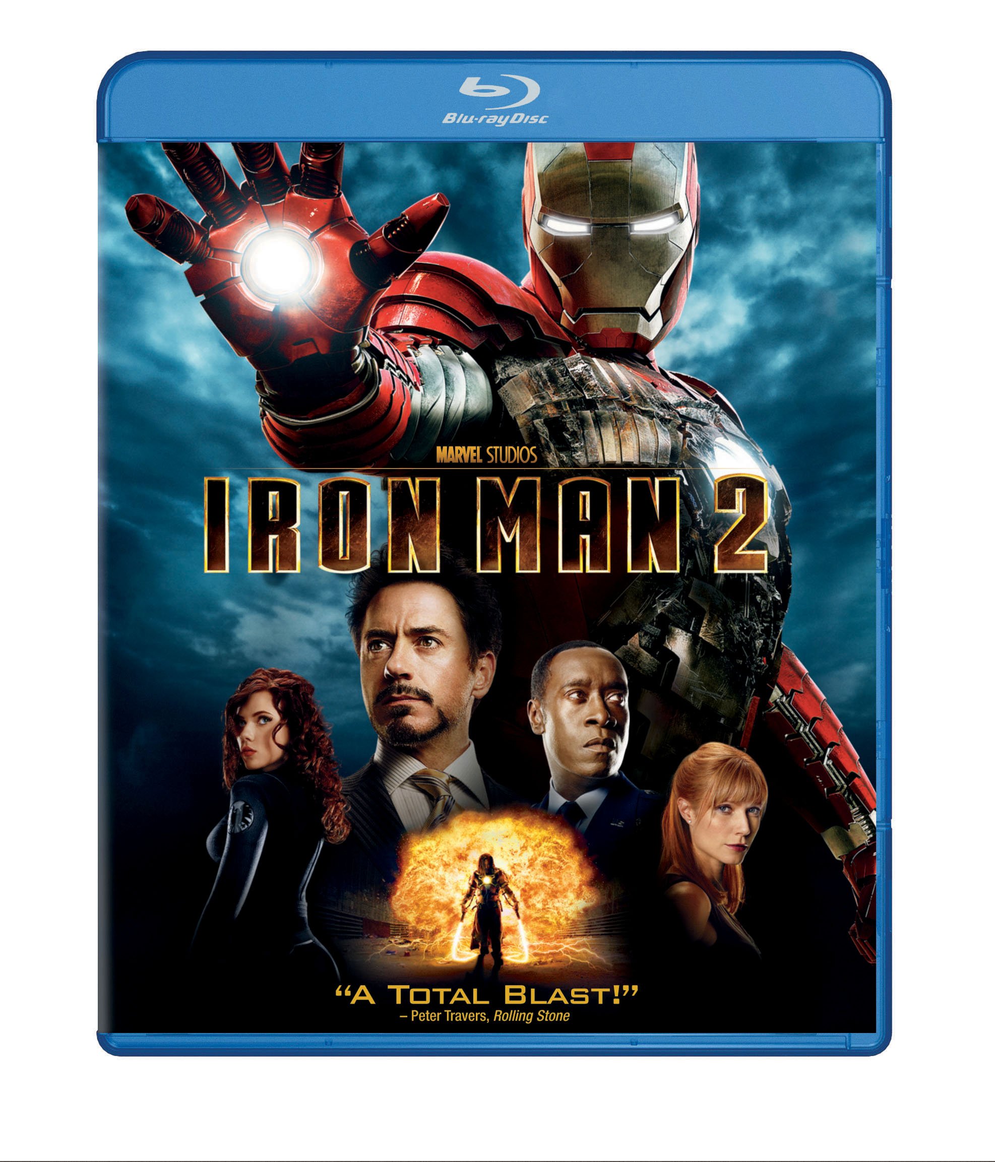 Iron Man 2 Blu-ray Movie (Single-Disc Edition) - Action Superhero Film for Home Theater & Marvel Collection
