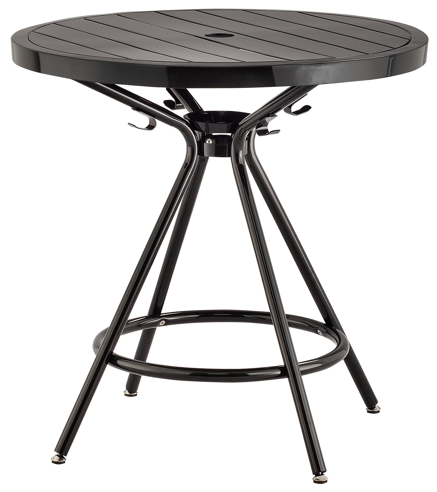 Safco CoGo 30-inch Round Steel Table for Outdoor & Indoor Use - Durable Patio, Garden, Dining, or Office Furniture [Model 4361]