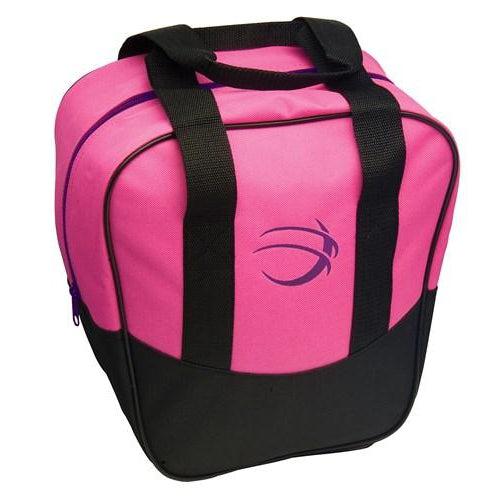 BSI Nova Single Tote Bowling Bag - Pink & Purple Color - Perfect for Bowling Leagues, Tournaments & Practice Sessions