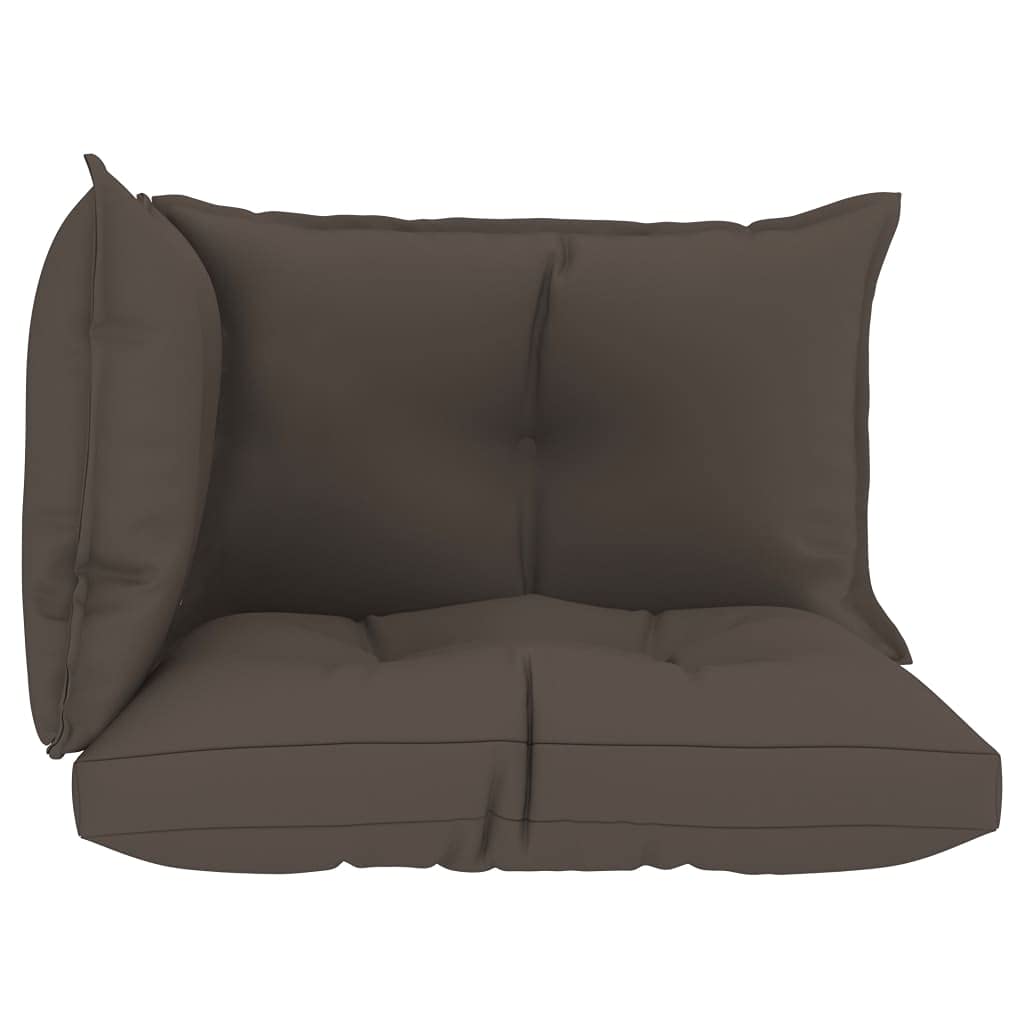 3-Piece Pallet Sofa Cushion Set - Premium Upholstered Seat Cushions for Patio Furniture, Universal Floor Cushions - Durable Taupe Fabric - Perfect for Game Nights, Reading Nooks & Outdoor Lounging (Fast Shipping)