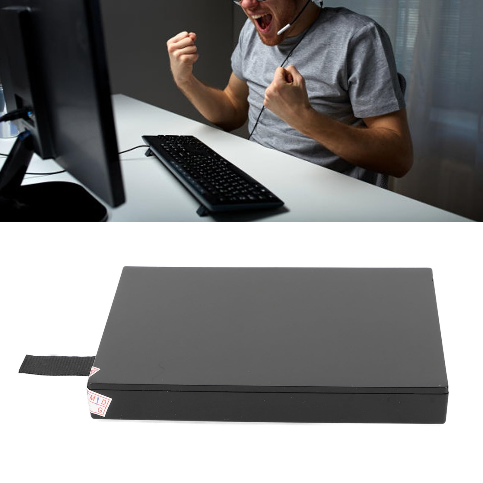 500GB Slim Internal Hard Drive - High Performance Extended Data Storage for Gaming Consoles - Perfect for PS4, Xbox & PC Gaming Accessories