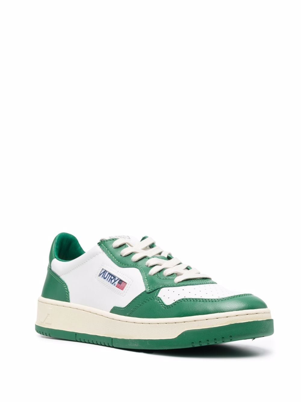 **AUTRY Green Sneakers for Men & Women - Stylish Retro Running Shoes for Casual Wear & Outdoor Activities**