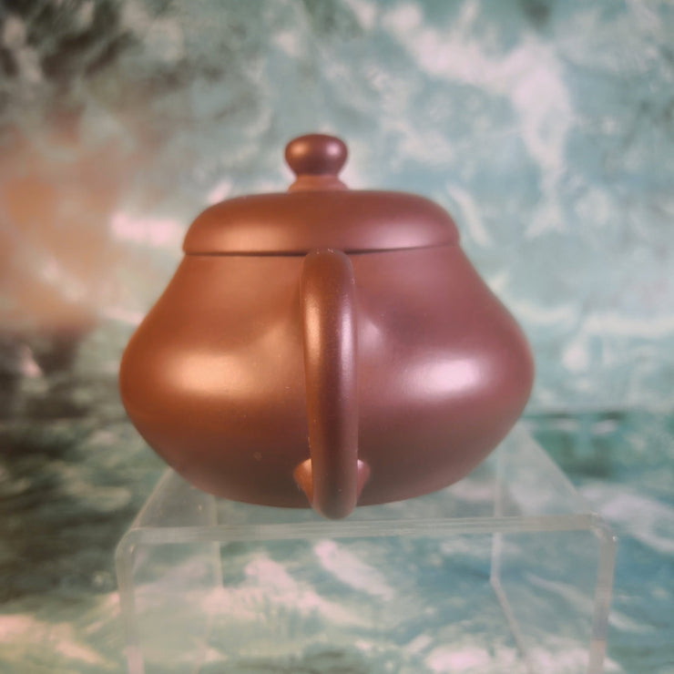 Handmade Zisha Teapot Pear Shape by Master Artist Huang Junwen - Premium Zi Ni Clay 