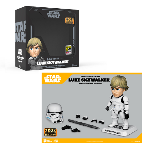 Beast Kingdom Star Wars Luke Skywalker Disguise Action Figure SDCC 2023 Exclusive Collectible Toy for Display & Gift Giving | Perfect for Fans, Collectors & Star Wars Enthusiasts