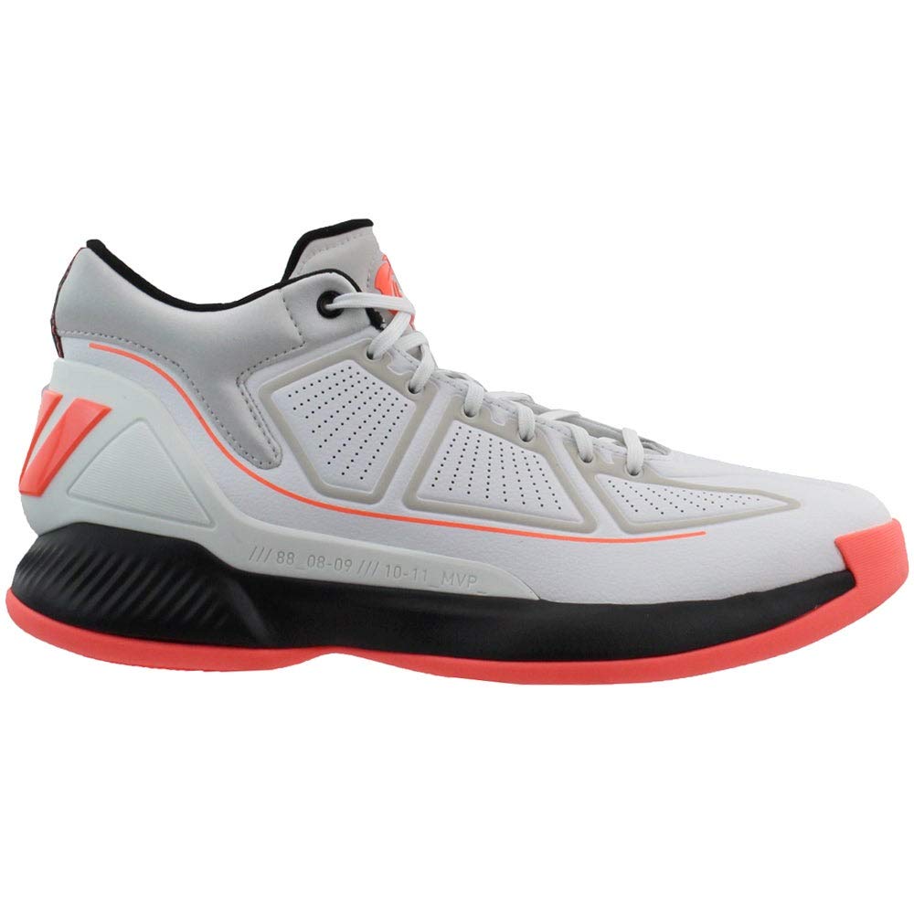 adidas Men's D Rose 10 Basketball Shoes - White Casual Sneakers for Court & Street Wear | Perfect for Basketball Games, Training & Everyday Fashion