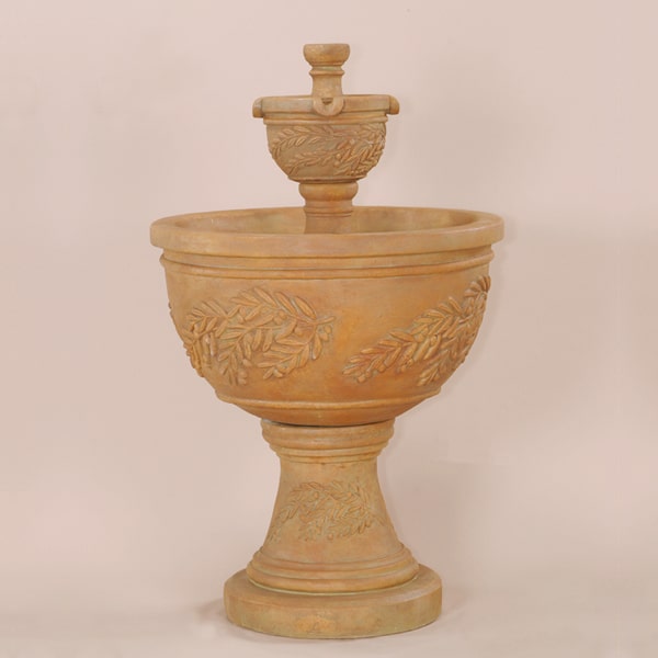 Oliva Two Tier Fountain - Elegant Outdoor Garden Water Feature for Patio, Yard & Landscape Decor | Perfect for Relaxation & Aesthetic Appeal
