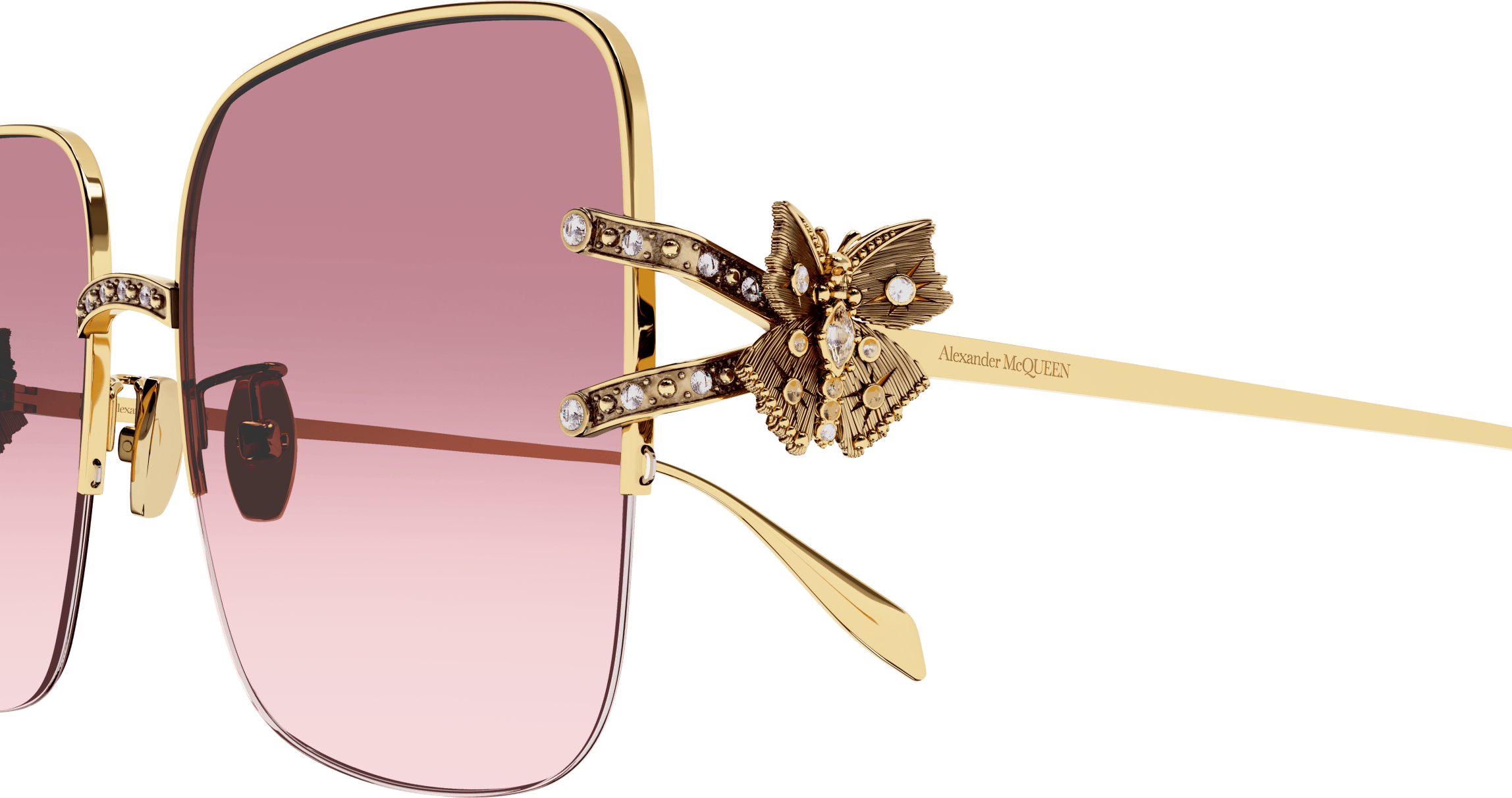 Alexander McQueen AM0371S Sunglasses - Luxury Designer Shades for Women & Men | Perfect for Outdoor Activities, Travel & Fashion Statements