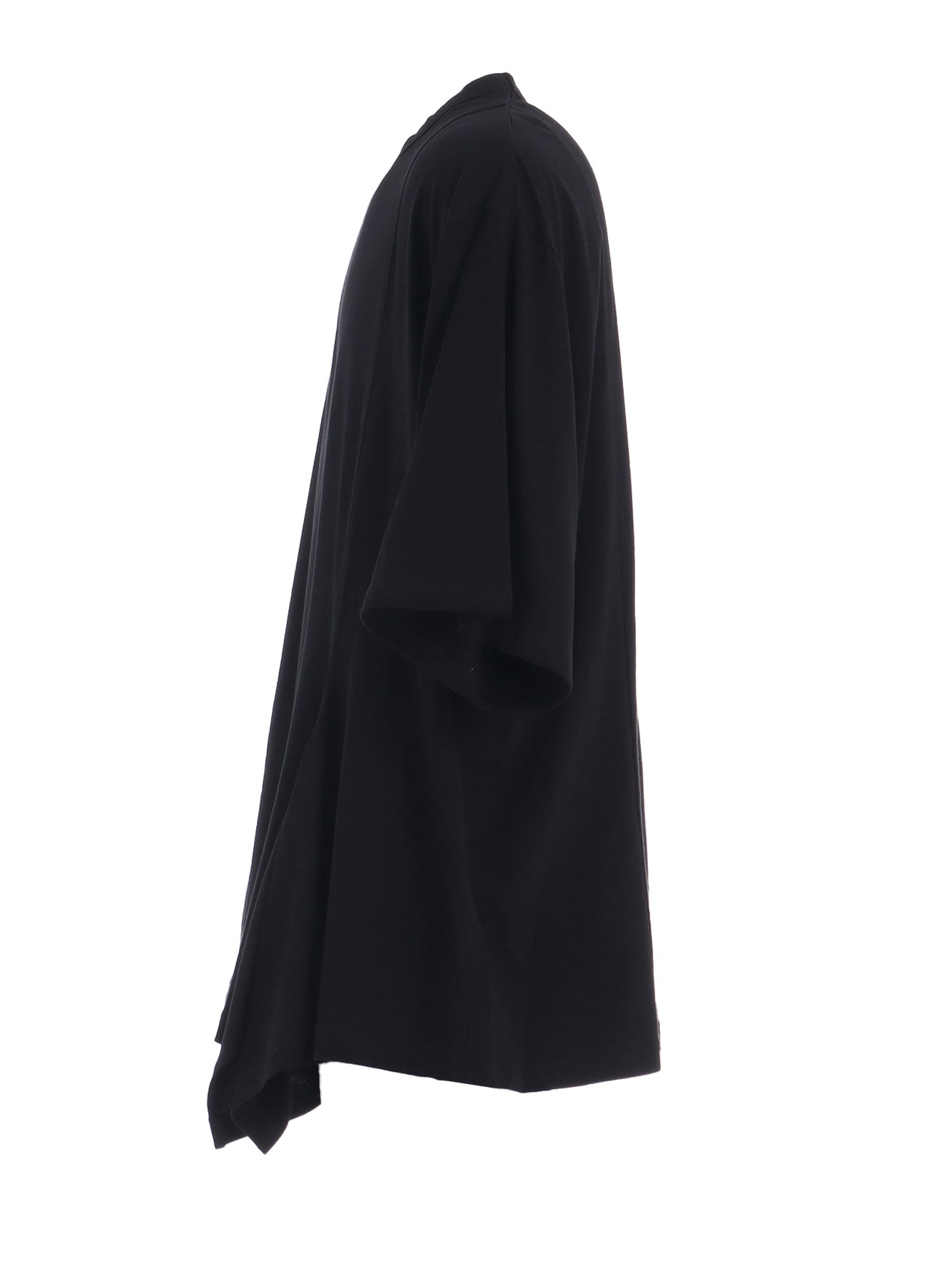Soft Cotton Jersey Fabric Switch H/S Draped T-Shirt for Women - Comfortable Casual Wear for Everyday Outfits and Layering