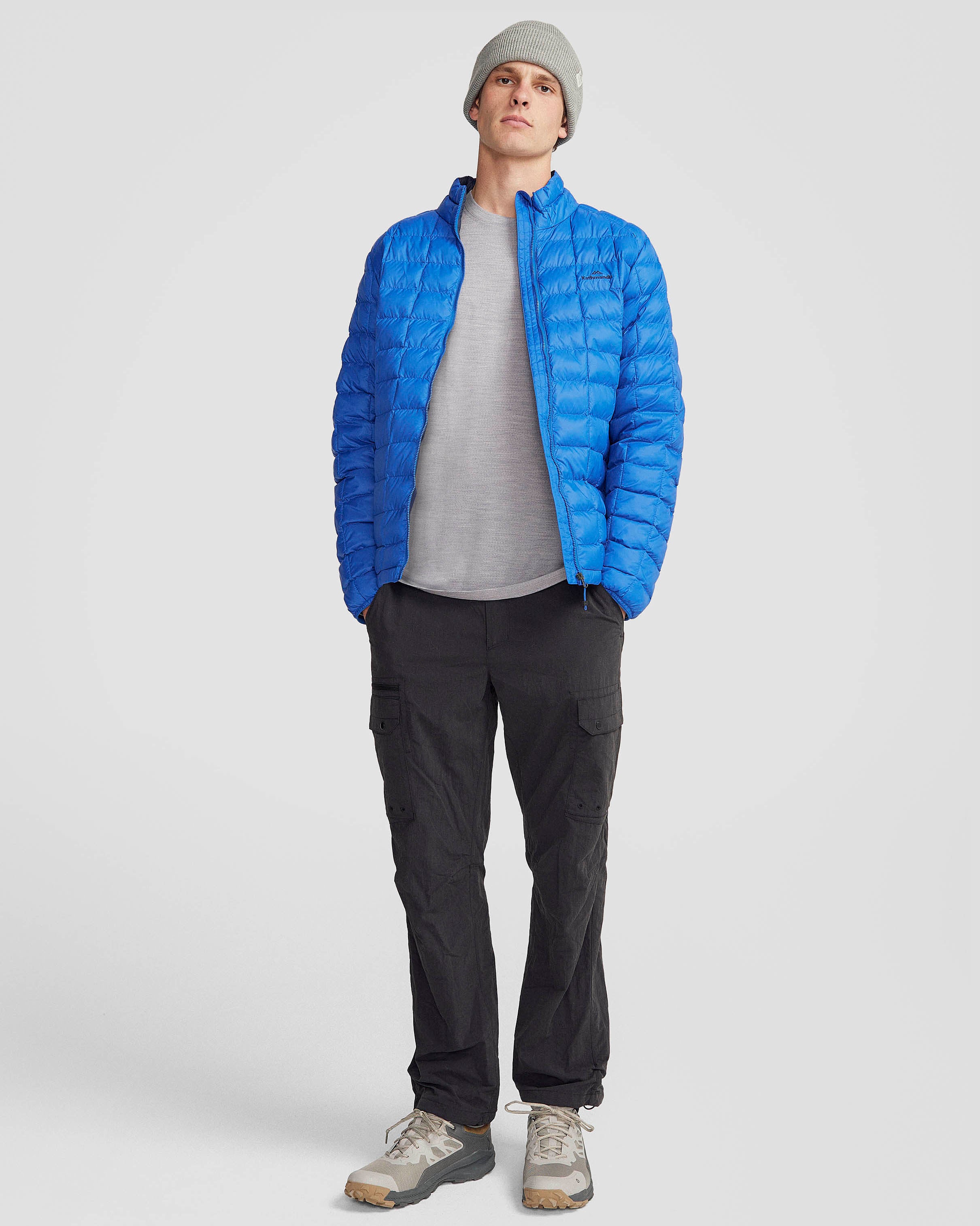 Men's Heli Insulated Winter Jacket - Waterproof Windproof Warm Coat for Outdoor Activities - Peak Blue - Perfect for Skiing, Hiking & Cold Weather Adventures