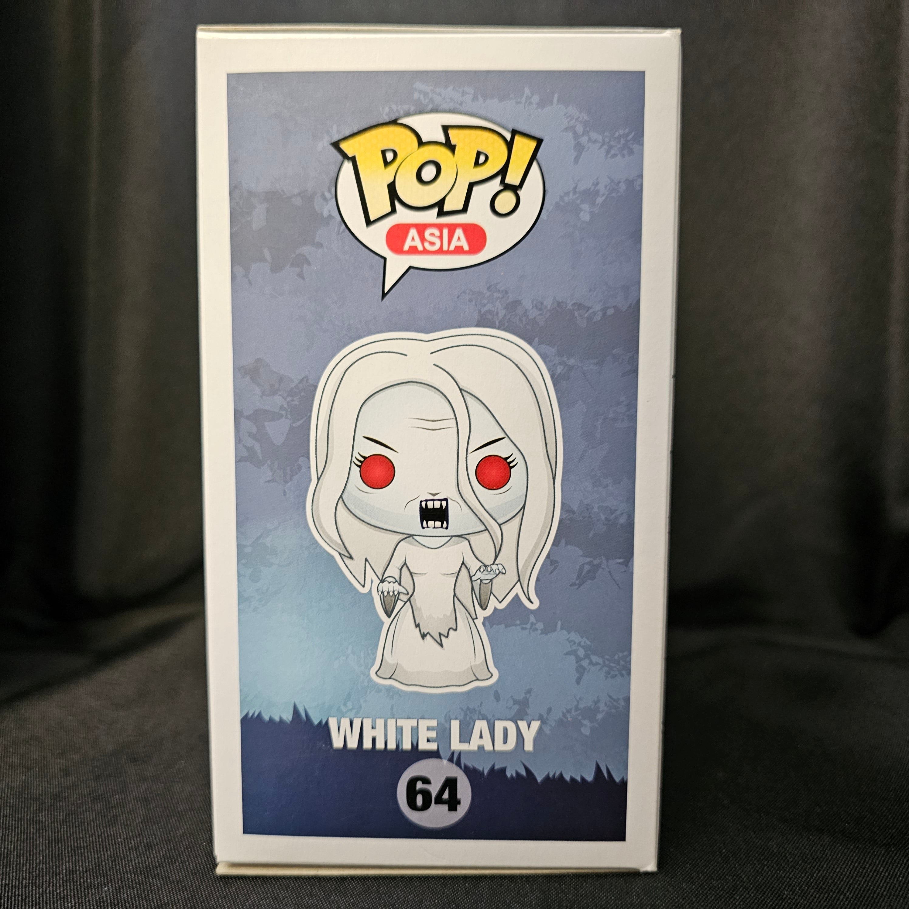 Asia Pop! Glow in the Dark White Lady Vinyl Figure - Legendary Creatures & Myths Collectible #64 - Perfect for Anime Fans, Horror Collectors & Home Decor