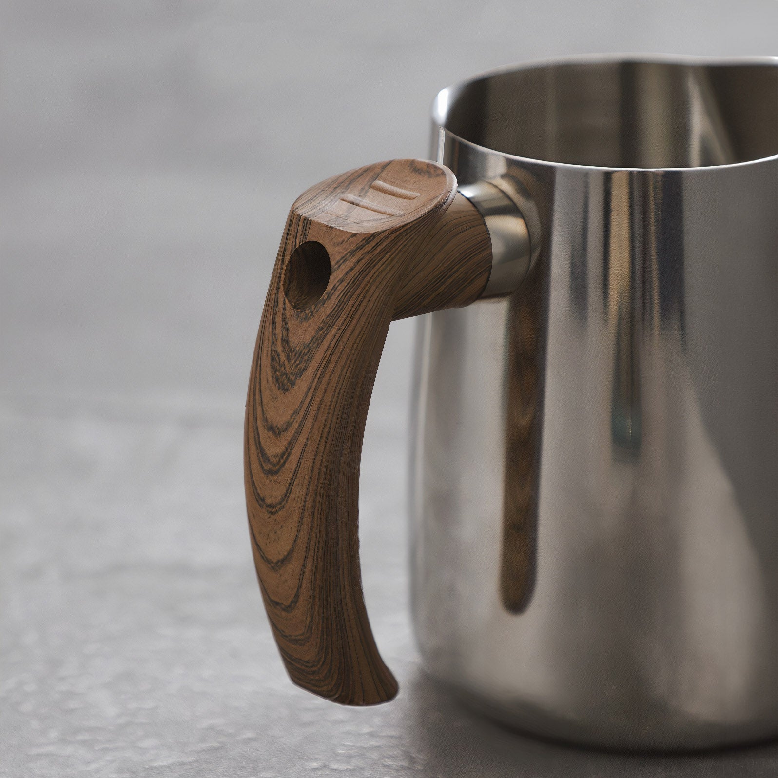 Premium Thickened Milk Jugs for Latte, Cappuccino & Frothing - 12oz/16oz Stainless Steel Milk Frothing Pitcher with Handle & Spout - Perfect for Home Baristas, Coffee Shops & Cafe Use