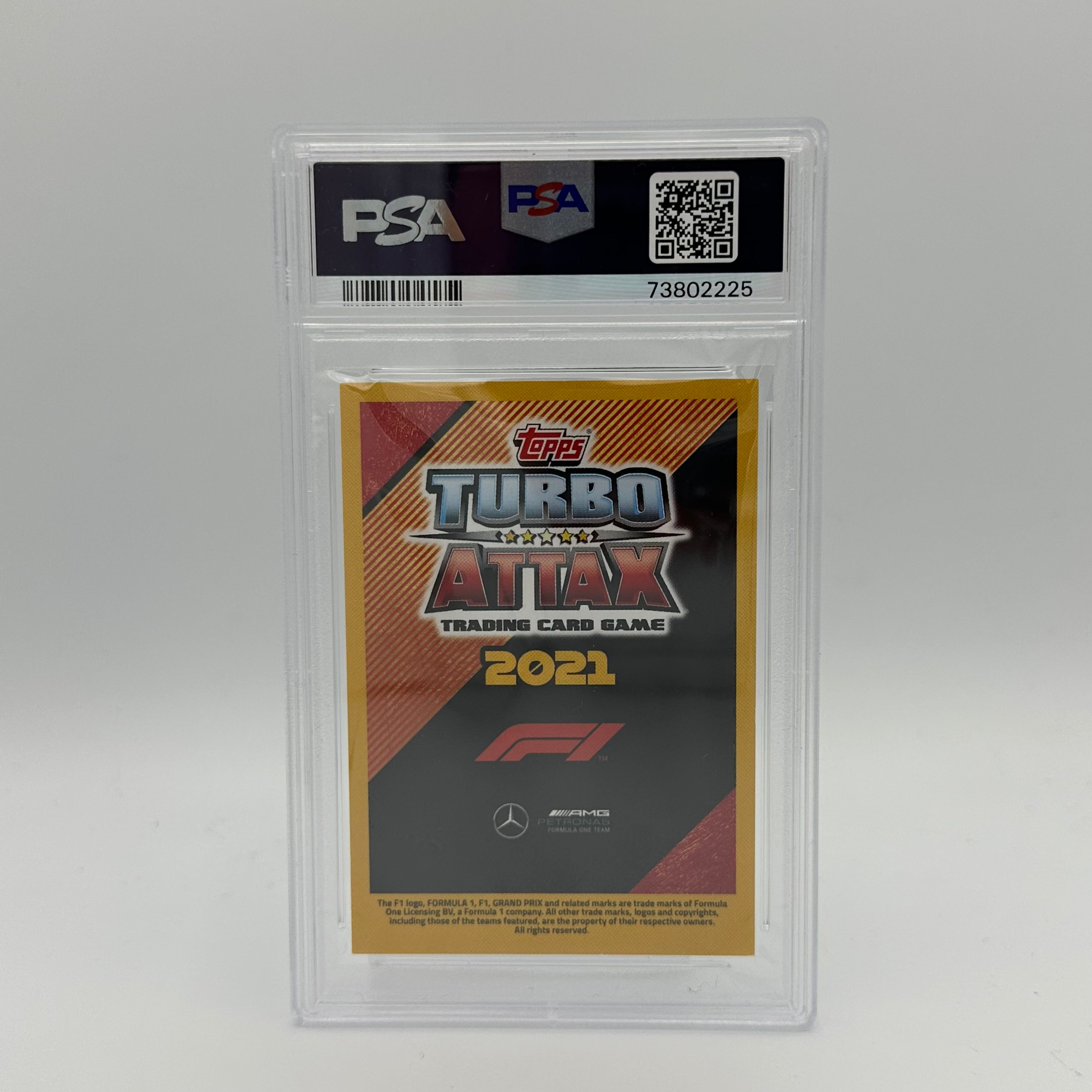 PSA 10 Graded Lewis Hamilton #205 F1 Racing Card - Perfect for Collectors, Investors & Motorsport Fans | Display, Trade or Gift