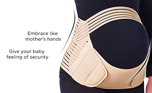 Best Maternity Support Belt for Pregnancy - Comfortable Belly Band for Back Pain Relief - Perfect for Work, Exercise & Daily Activities