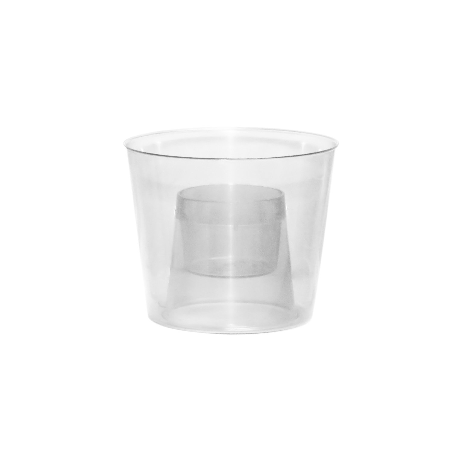 Party Essentials 4 oz Hard Plastic Bomber Cups & Jager Bomb Shot Glasses - 288 Count Clear Barware for Cocktails, Beer, and Shots - Perfect for Bars, Clubs, and Home Parties
