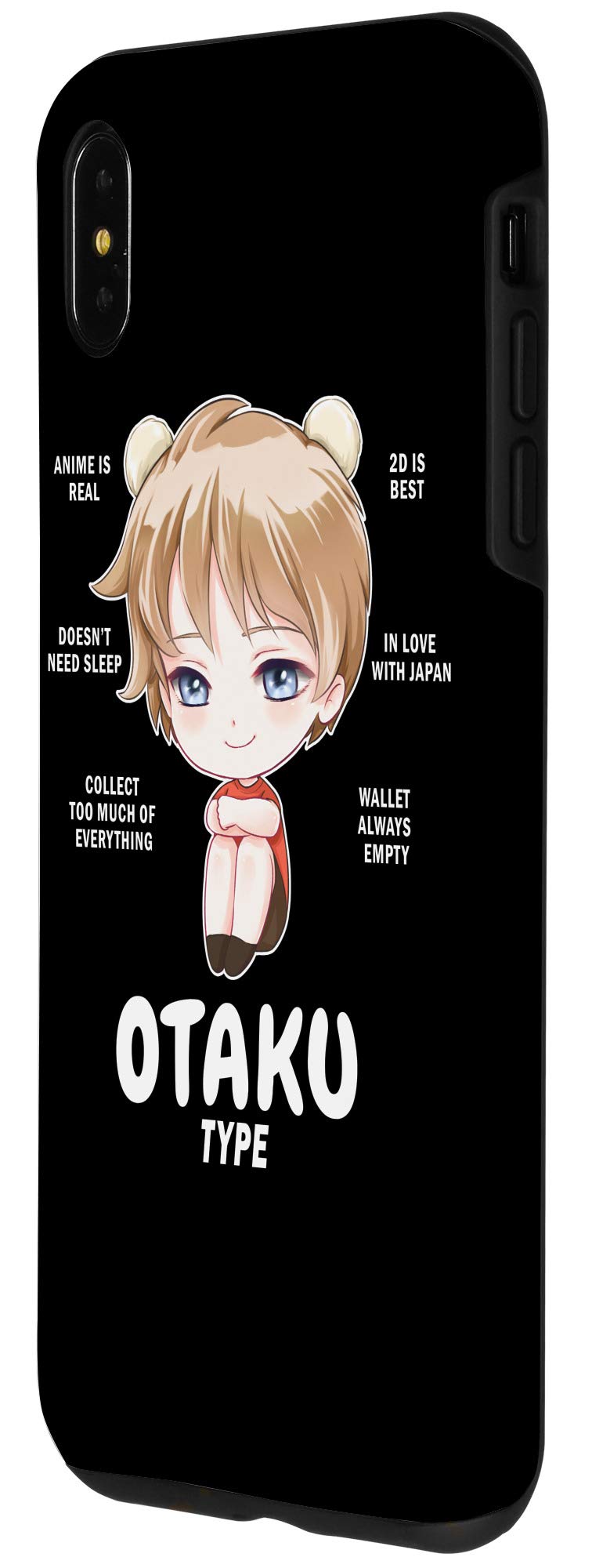 iPhone XS Max Anime Phone Case - Cute Kawaii Manga Design for Otaku Fans - Perfect Gift for Anime Lovers & Meme Enthusiasts - Great for Daily Use, Cosplay Events & Anime Conventions